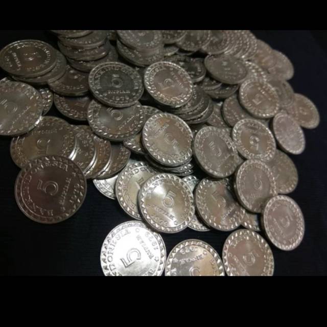 UANG KUNO MAHAR 5 RUPIAH TAHUN 1979