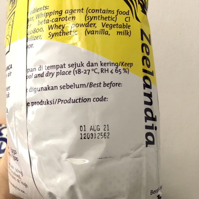 

Ee541F10 Whipped Cream Bubuk 200 Gram / Biobianca / Tepung Whipped Repack 6dd