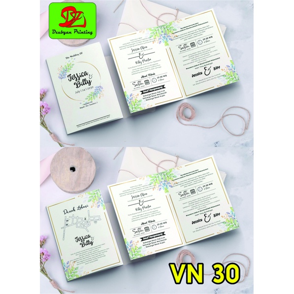 UNDANGAN PERNIKAHAN  VINTAGE  (foto)  Tanpa Minimal Order*  elegan, Murah, Proses  satu hari jadi, Tebal, Banyak Gratisnya-30