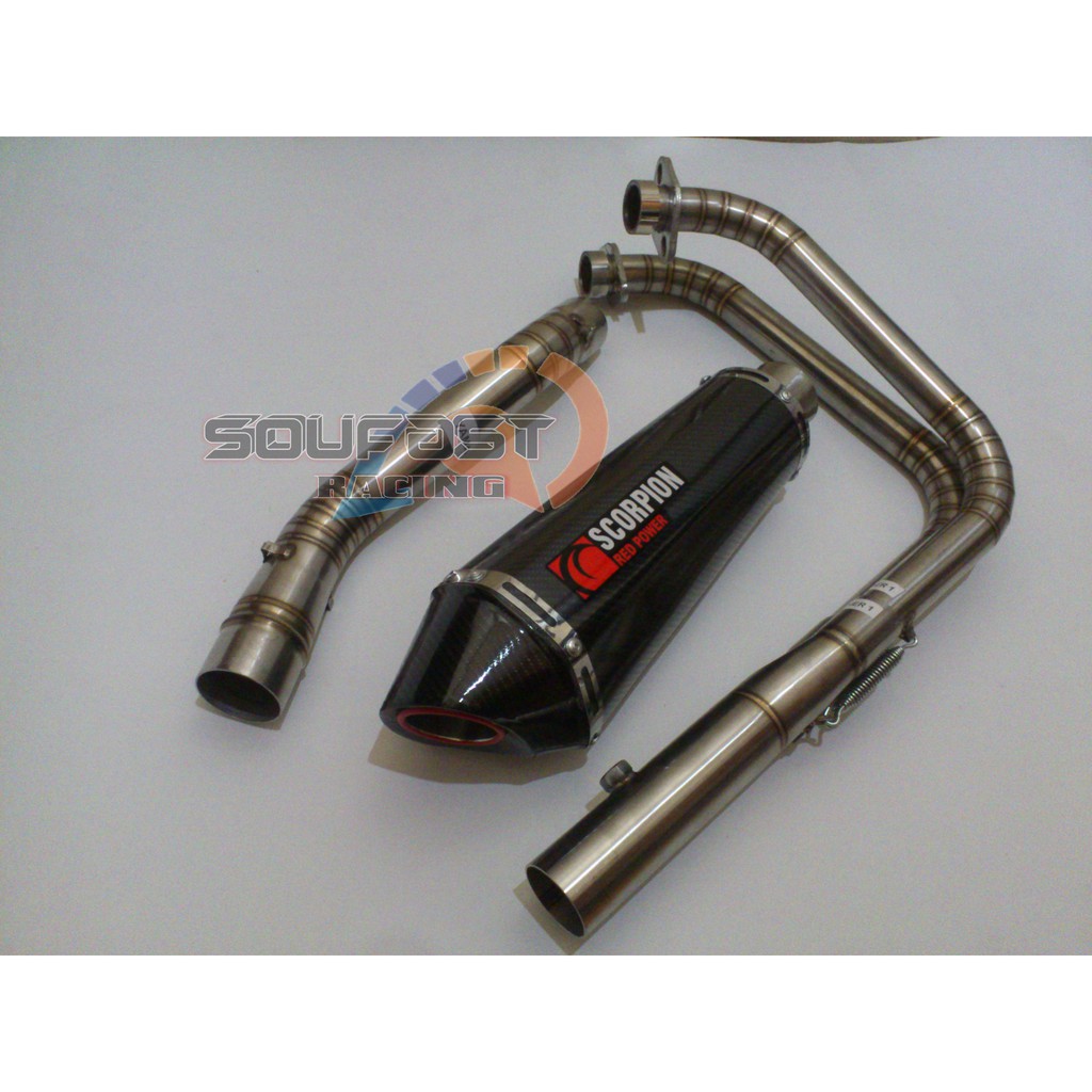 knalpot racing scorpion fullsystem R25 Mt25