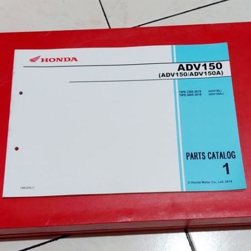 buku katalog motor honda adv150 buku mesin
