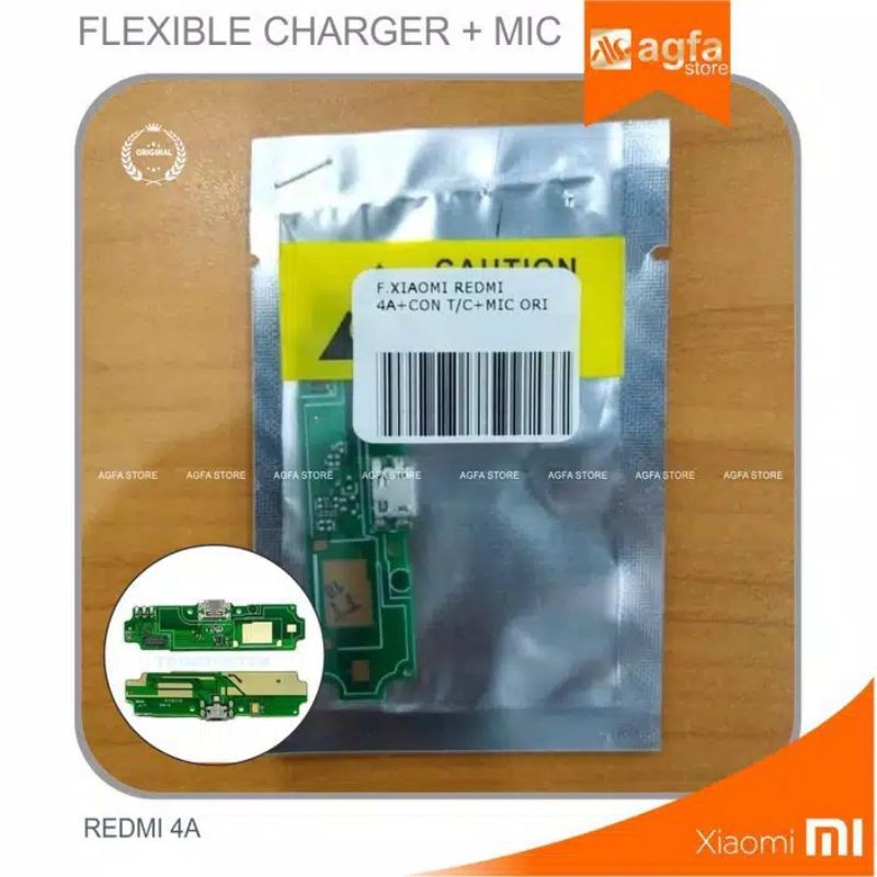 FLEXIBLE FLEKSIBEL PAPAN BOARD PCB KONEKTOR Connector CON CAS CHARGER MIC XIAOMI REDMI 4A