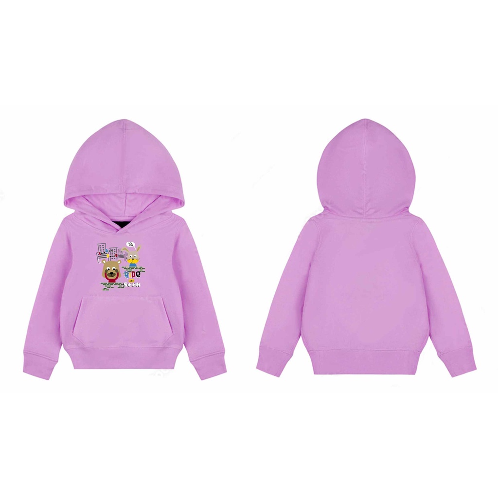 Hoodie Anak Hide And Seek Sweater Pakaian Fleece M - XL