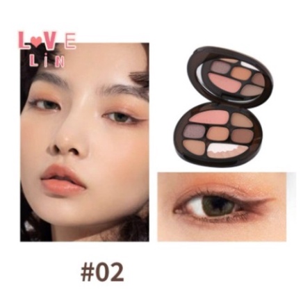 Lameila Eyeshadow Pallete 8 Warna Mutiara Matte Blush Glitter 5098