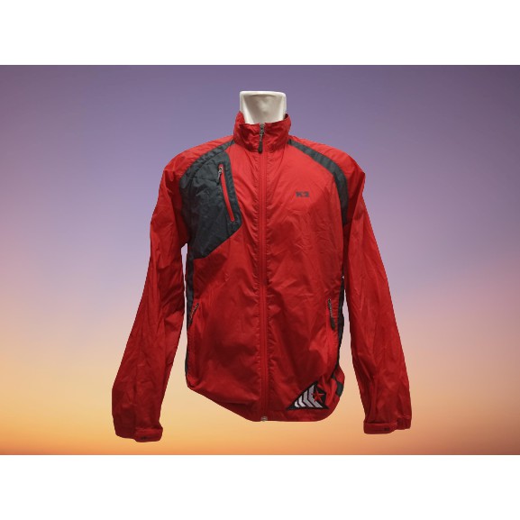 Baju Pria Wanita Jaket Running Sepeda Cewek Cowok K2 Outdoor Original Unisex