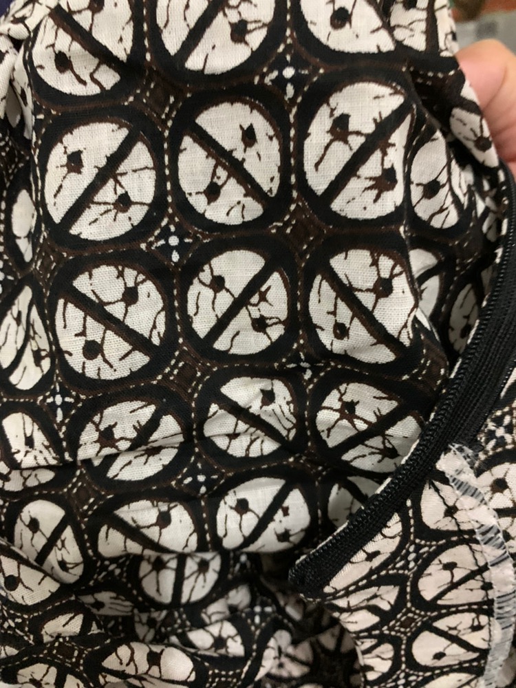 Tey-17 Batik Wanita Asj Sa Hrb026 Kenongo Kemeja Tosca Pendek