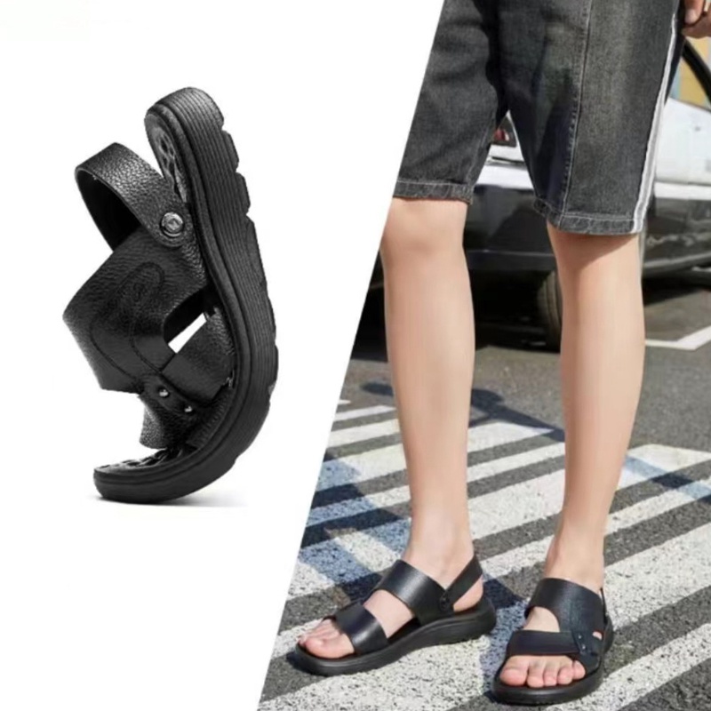 [BAYAR DITEMPAT] Sandal Gunung Pria Casual Outdoor Murah Sendal Selop Original Traveling Keren COD