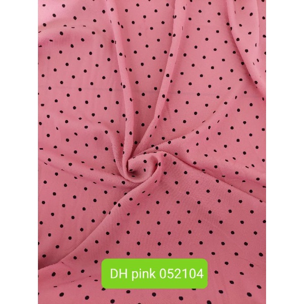 Kain Wolfis Monalisa Polkadot harga per setengah meter