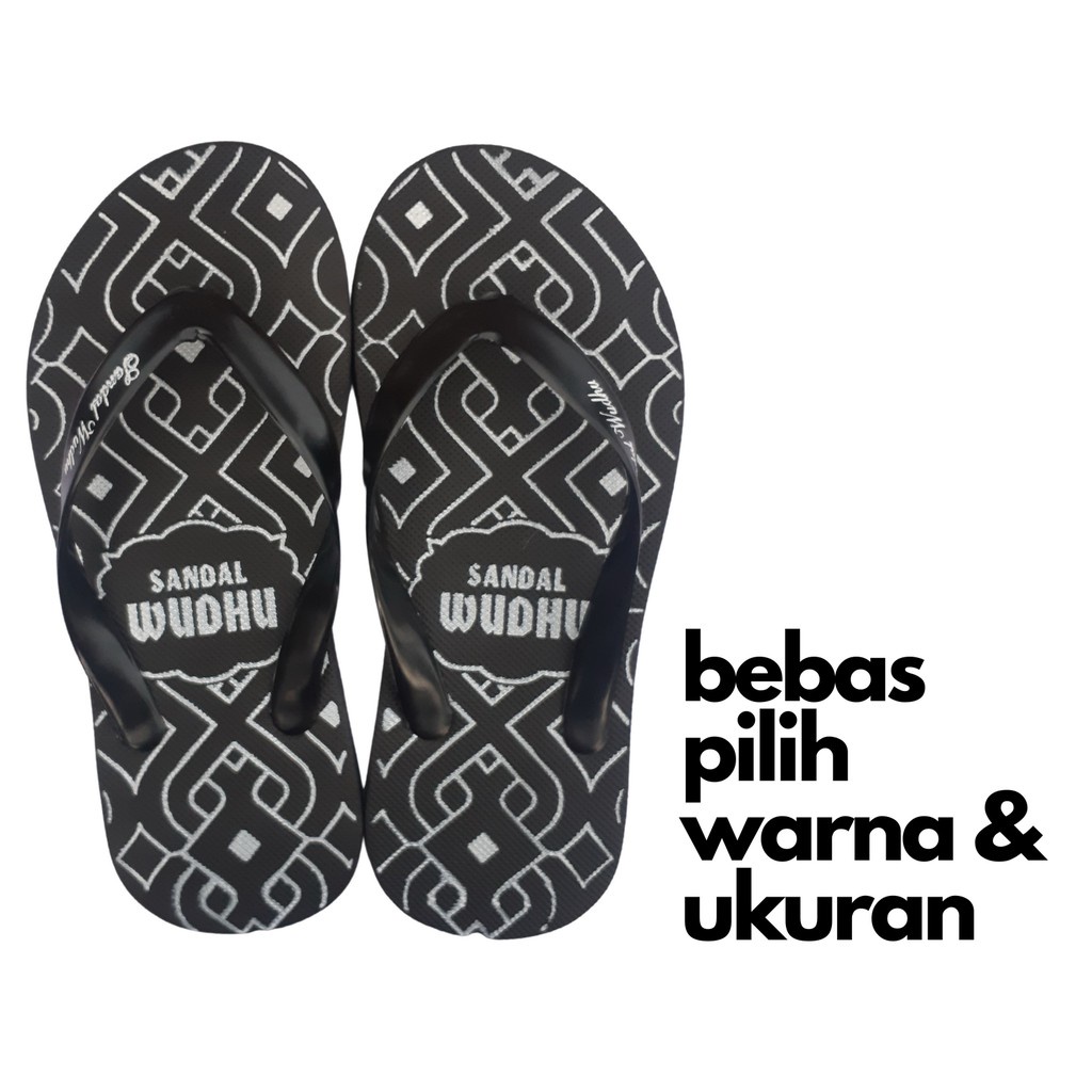 Sandal Jepit Wudhu MOTIF