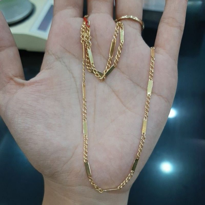 Kalung model rantai nako emas asli kadar 300