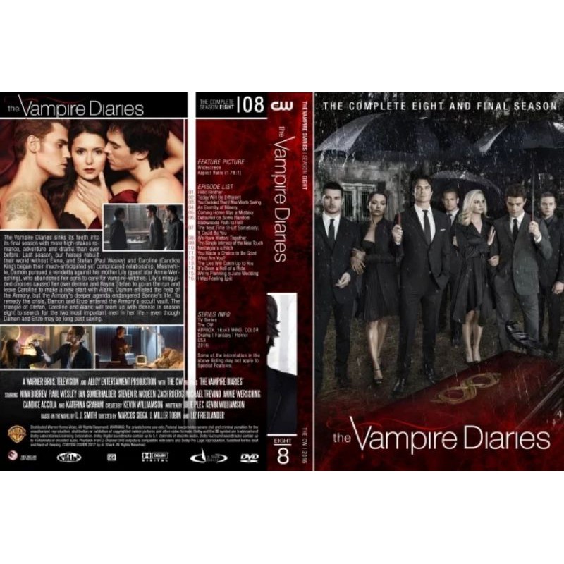 Kaset THE VAMPIRE DIARIES Season terakhir