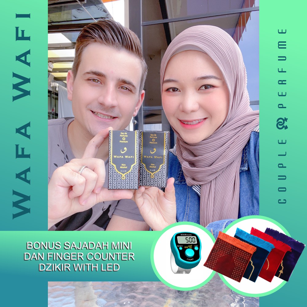 Parfum Ibadah / Parfum Couple Wafa Wafi Non Alkohol Buy 1 Get 4