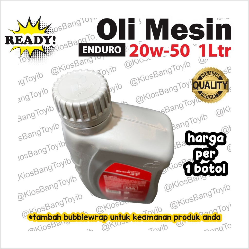 Oli Mesin Pertamina ENDURO 20w 50 4T (1Liter)