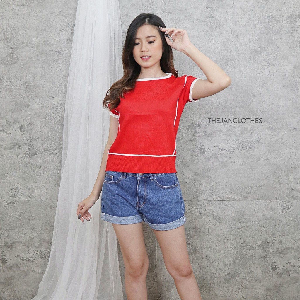 Grita top import rd -Thejanclothes