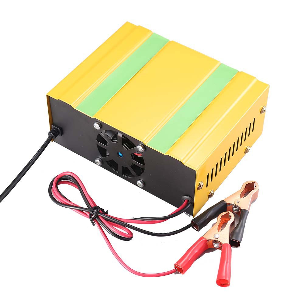 12v 24v charger aki mobil motor truck kapal elektrik otomatis  6-105ah 180W Lead Acid Smart Battery Charger