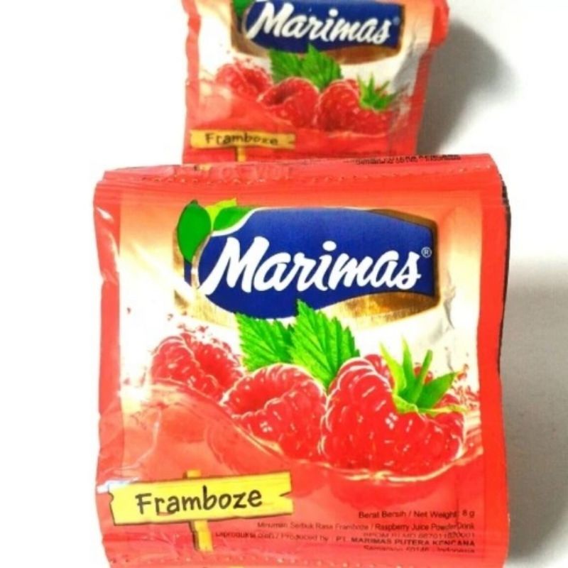 

MARIMAS FRAMBOZE (1 renceng 10 sachet )