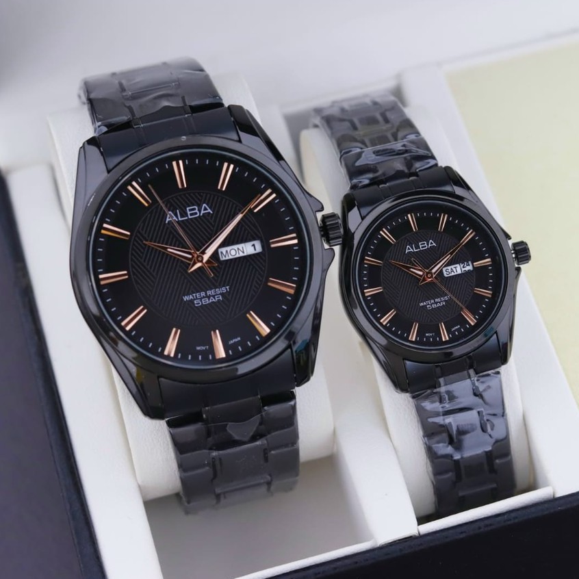 Jam Tangan ALBA Couple Anti Air || Best Seller