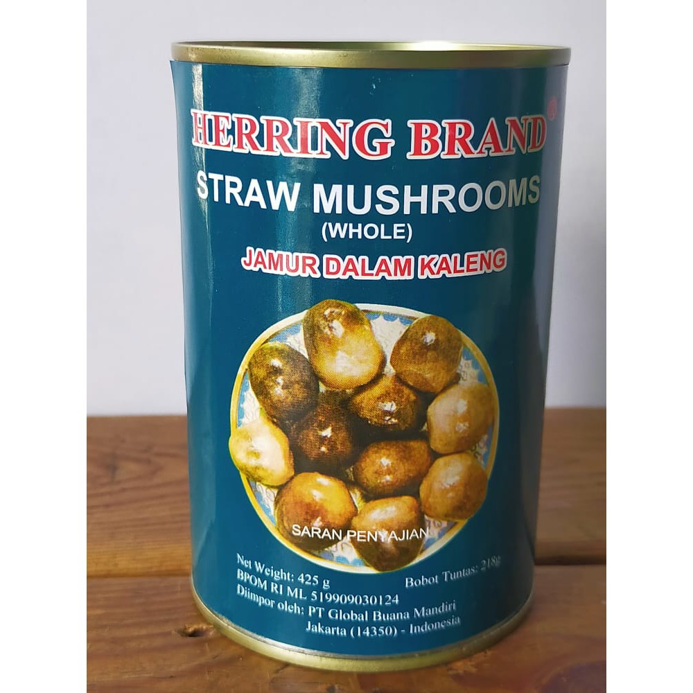 

Straw mushrooms(whole) jamur dalam kaleng jamur merang