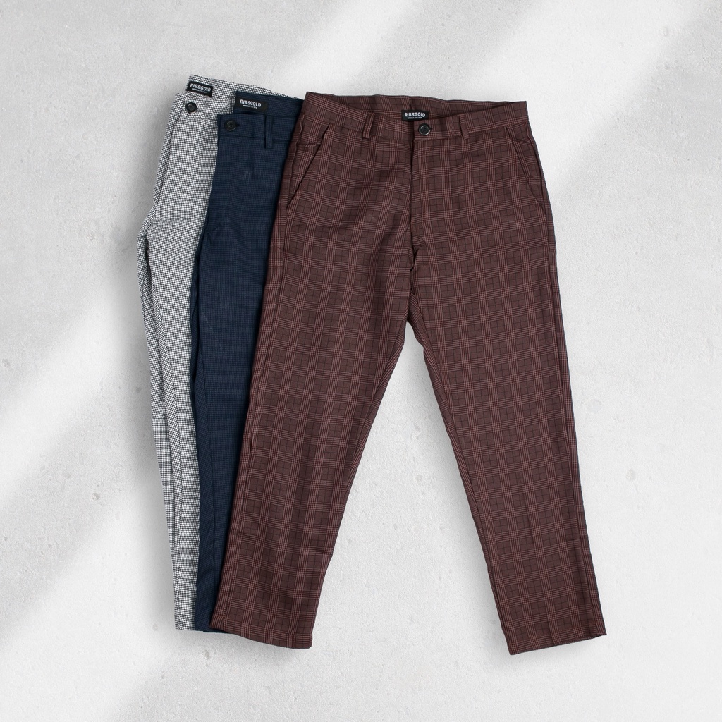 Celana Panjang Pria Ankle Pants Slim Fit Pria Korea