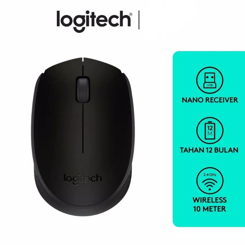 Logitech M170 Wireless Mouse [ Garansi Resmi ]