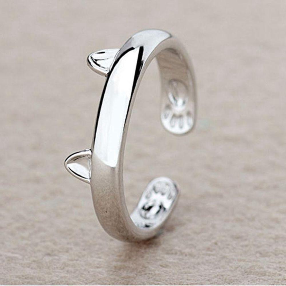 PINEAPPLE Open Finger Ring Women Gifts Unique Fashion Silver Plated