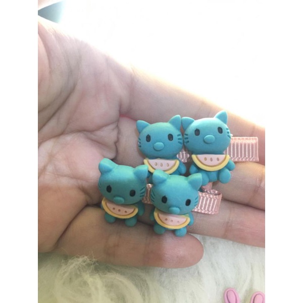 JLS02 Jepit Slip Resin Animals Doff Polos 3.5cm isi 2