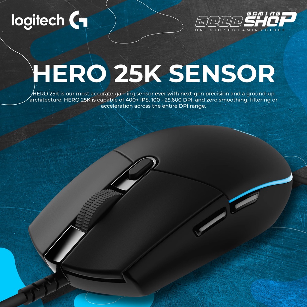 Logitech G Pro HERO 25K Lightsync RGB - Gaming Mouse