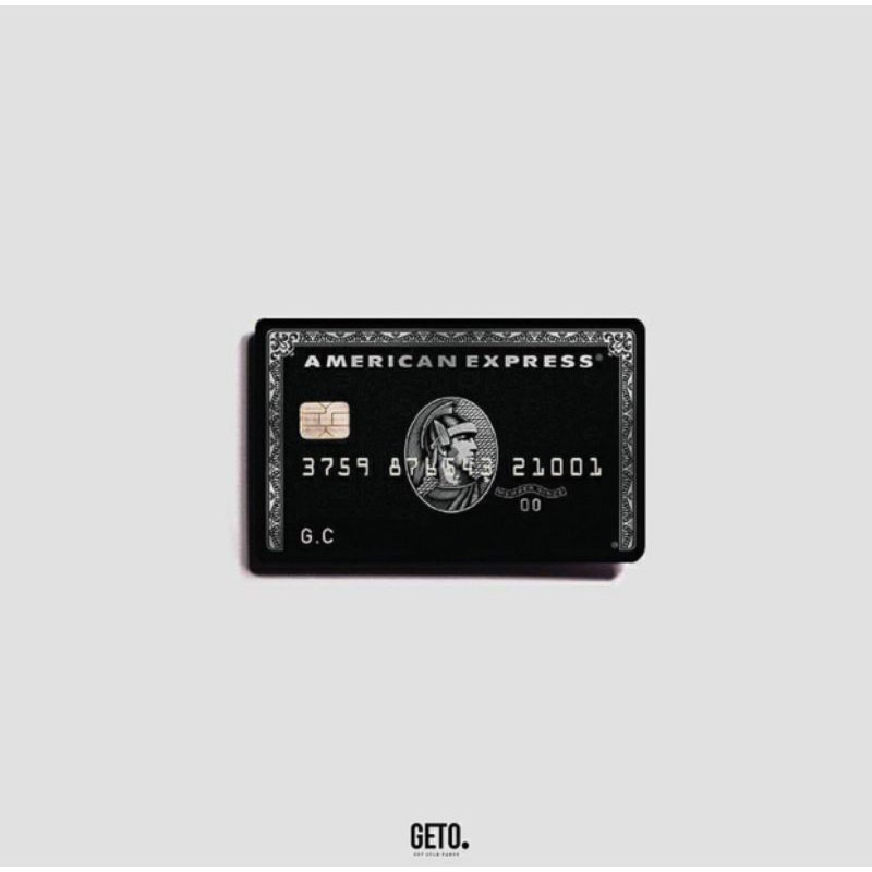 [COD]Black card /American Express (Premium Hologram) GETOCARDS