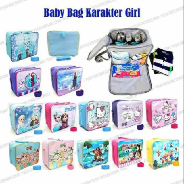 Baby Bag 2 in 1 / Tas bayi karakter serbaguna