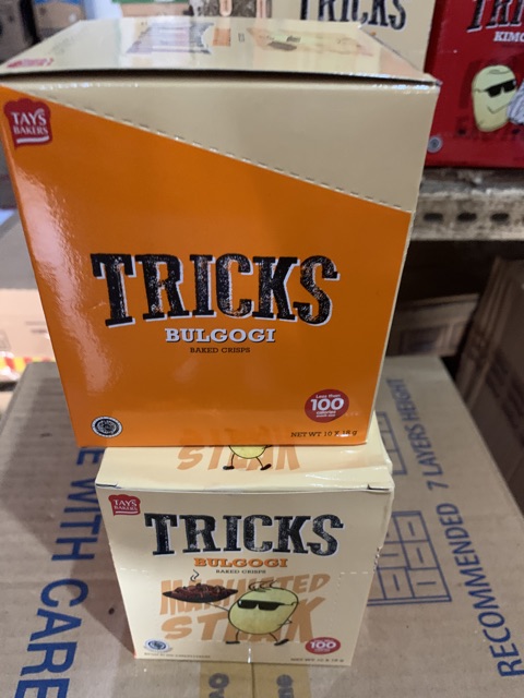 Tricks Bulgogi Baked Crisps 1 box isi 18gr x 10 pcs 18 gram