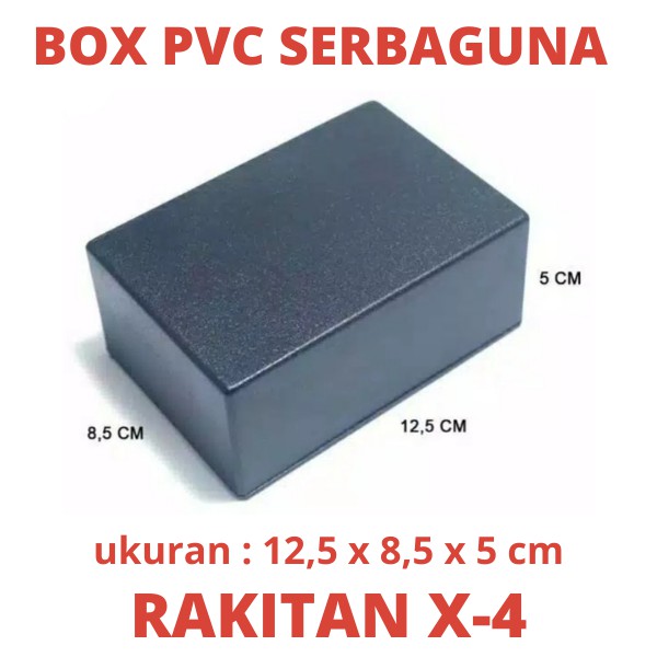 BOX PVC RAKITAN X-4 SERBAGUNA PROJECT RANGKAIAN ELEKTRONIK ELEKTRO ELEKTRIK ELEKTRIC TV BOX TV BOK