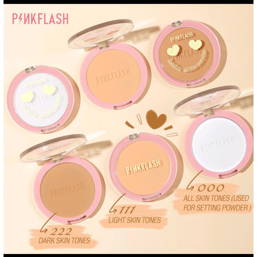 Pinkflash Pressed Powder Pinkflash Bedak Padat Pinkflash Bedak Pinkflash