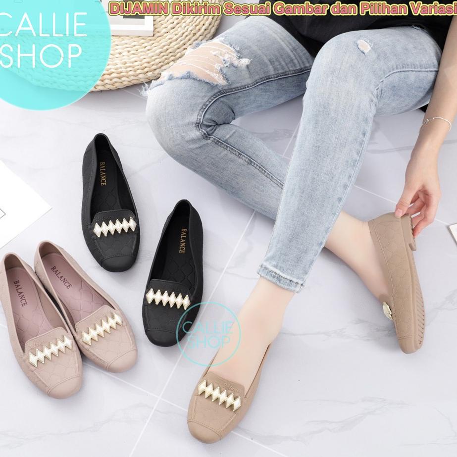[KODE PRODUK KLGIL8042] Sepatu Pantofel Wanita Jelly Flat Balance 0222-2 WJK6WJK