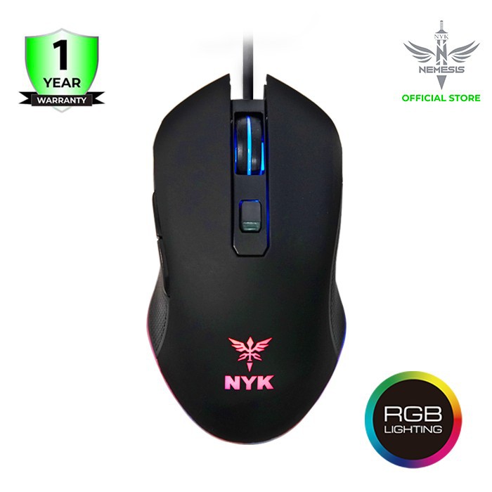 Mouse gaming Nyk nemesis Wired Usb 2.0 optical led Rgb 2400Dpi assassin 1 G06 G-06