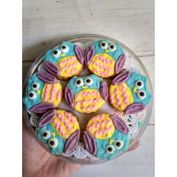 

deon cookies karakter owl kue kering enak lucu burung hantu