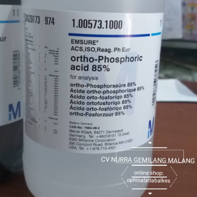 Orto-phosphoric Acid 85% Merck