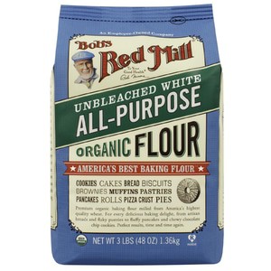 

Bob's Red Mill, Organic Unbleached White All-Purpose Flour, (1.36 kg)