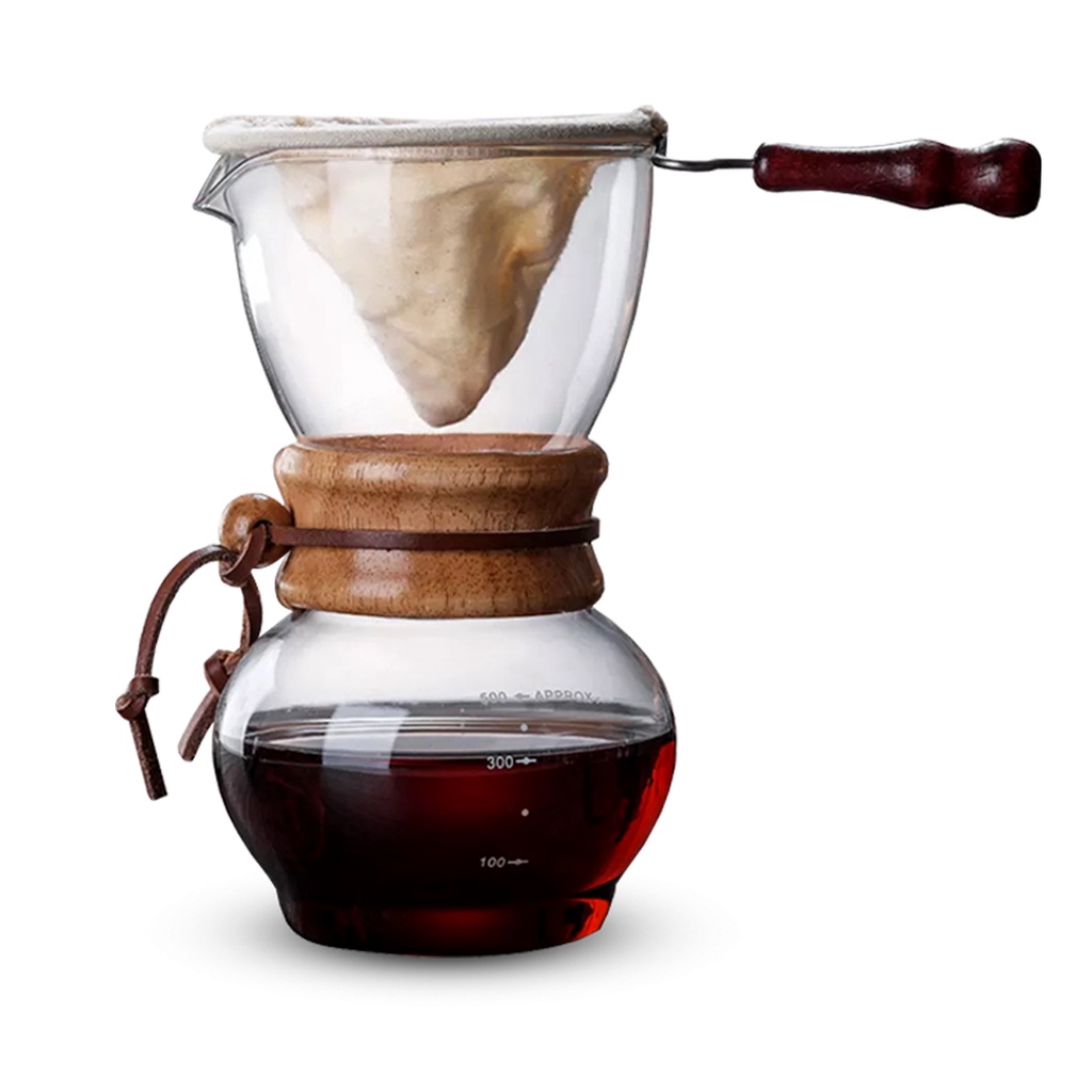 Server V60 Glass Pour Over Coffee Maker - CSF4