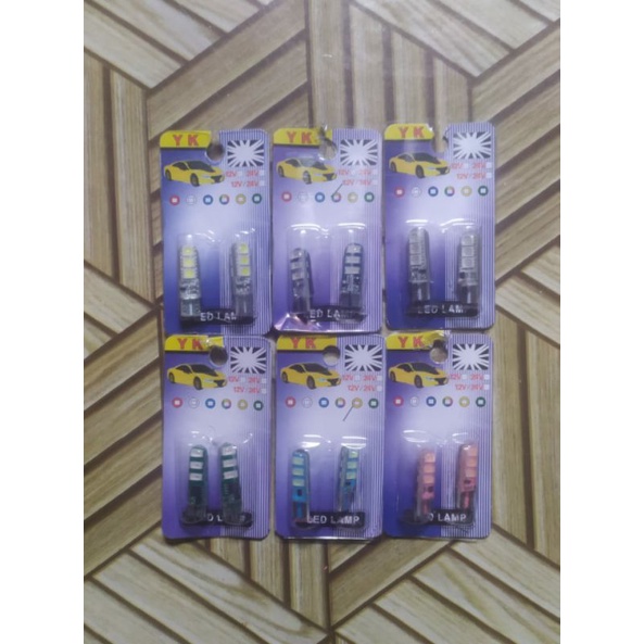 Led T10 nyala kedip/strobo