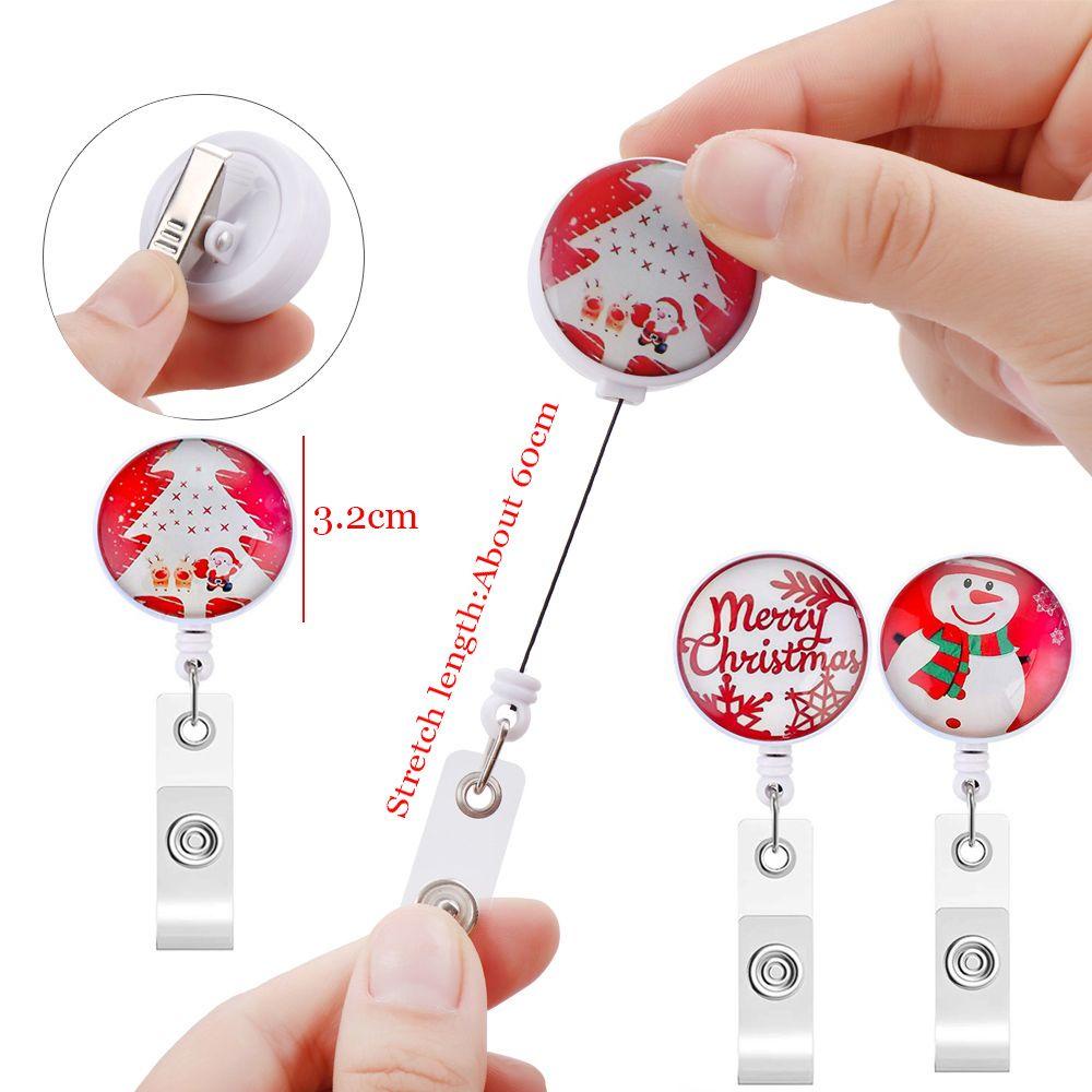 R-flower 1pc Tali Lanyard Holder Kartu Identitas Motif Bunga Warna-Warni Anti Hilang