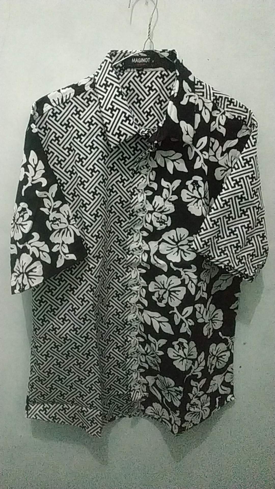 Maginot Kemeja Batik Sambara-ss Lengan Pendek Pria