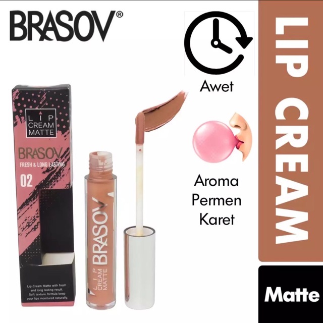 Brasov Lip Cream Matte 6gr