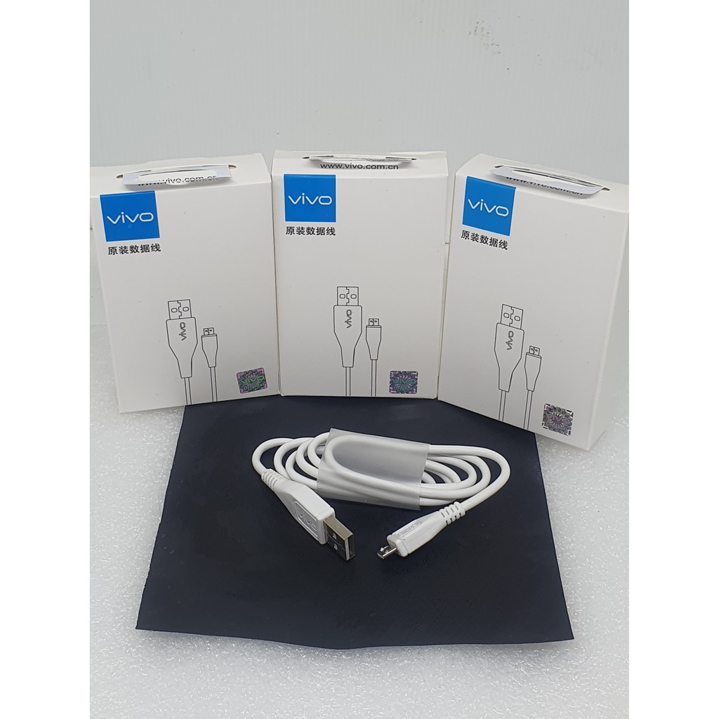 Kabel data charger Vivo usb micro 2A Fast Charging Original VIVO V3 V5 V7 V11 V15