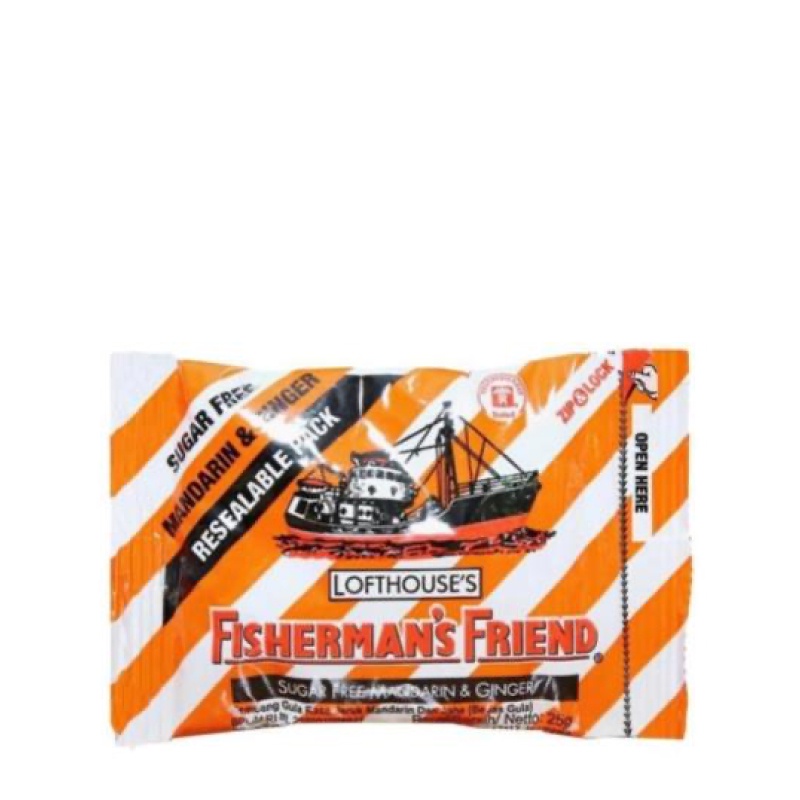 

Fishermans Friend Permen Mandarin Ginger 25 gr