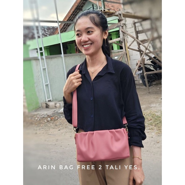 Arin Bag Tas Selempang Wanita Free Tali Panjang-7