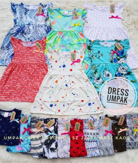 Dress perempuan BRANDED usia 1-4 tahun TERLARIS-5