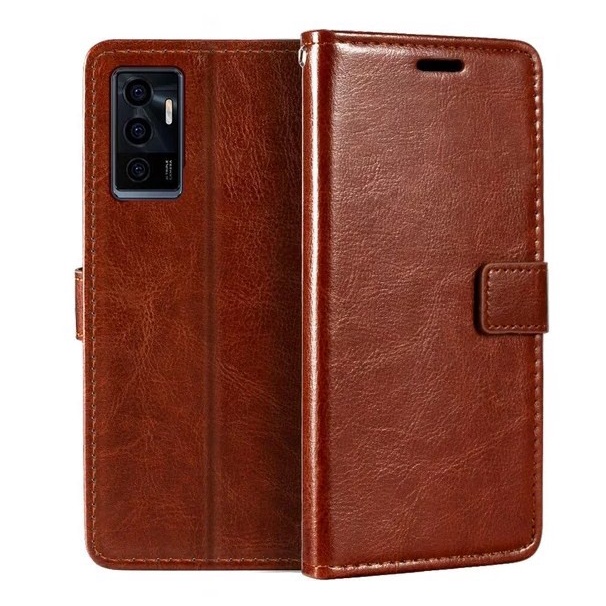 Vivo V23E Cover Wallet Leather Case