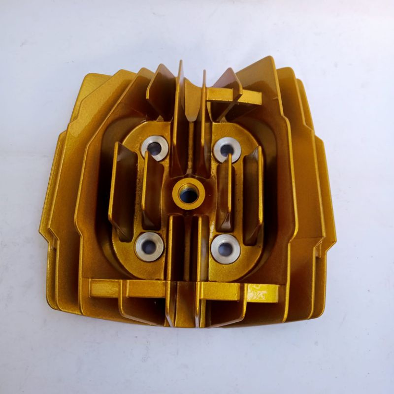 Silinder Kop Nanas head Belimbing YZ125 PNP RX King HITAM-Gold