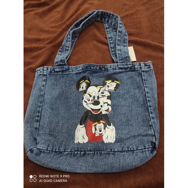 tas fashion jeans non street bergambar