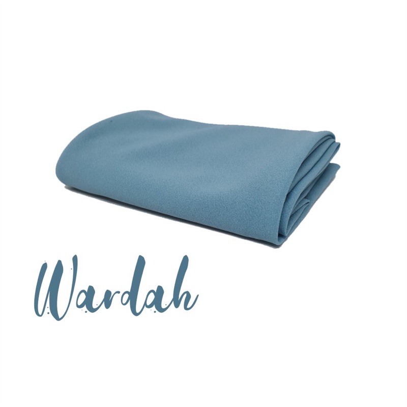 PASHMINA TALI DIAMOND ITALIANO Jahit tepi PASMINA INSTANT HIJAB TALI SABYAN THALIA-Blue Wardah